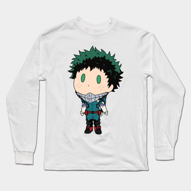 Chibi Deku Long Sleeve T-Shirt by NsCrafting